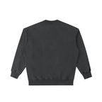 Vintage Running Club Washed Heavyweight Crewneck Sweatshirt Black