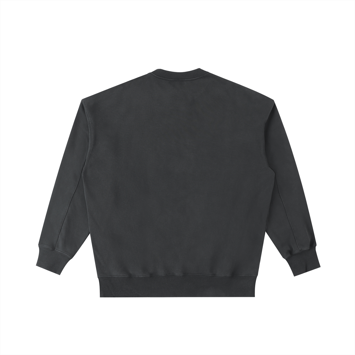 Vintage Running Club Washed Heavyweight Crewneck Sweatshirt Black