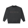 Cowgirl Surf Club Vintage Washed Heavyweight Crewneck Sweatshirt Black
