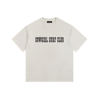 Cowgirl Surf Club Washed Oversized Cotton T-Shirt Off White