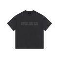 Cowgirl Surf Club Vintage Washed Oversized Cotton T-Shirt Black