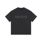 Cowgirl Surf Club Vintage Washed Oversized Cotton T-Shirt Black