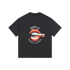 Send It Like A Ski Girl Vintage Washed Oversized Cotton T-Shirt