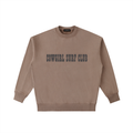 Cowgirl Surf Club Vintage Washed Heavyweight Crewneck Sweatshirt Coffee