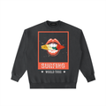 Surfing World Tour Vintage Washed Heavyweight Crewneck Sweatshirt Black