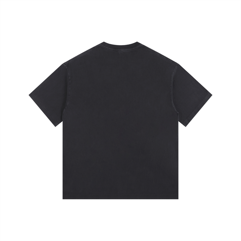 BLACK SKI LIKE A GIRL TSHIRT WITH JAGUAR BACK