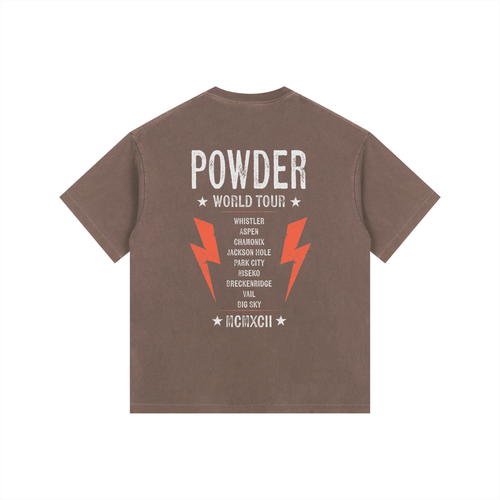 BROWN_SKIING_TSHIRT_POWDER_WORLD_TOU