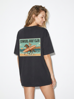 Black Tshirt Cowgirl Surf Club Like A Girl Club