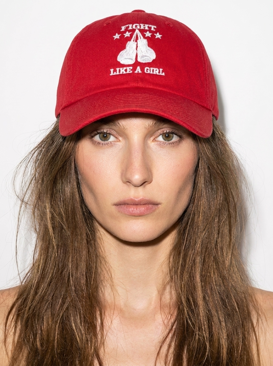Fight Like A Girl Red Like A Girl Hat