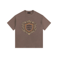 Hunt Like A Girl Crest Tee in Coffee — vintage washed women's hunting t-shirt by Like A Girl Club