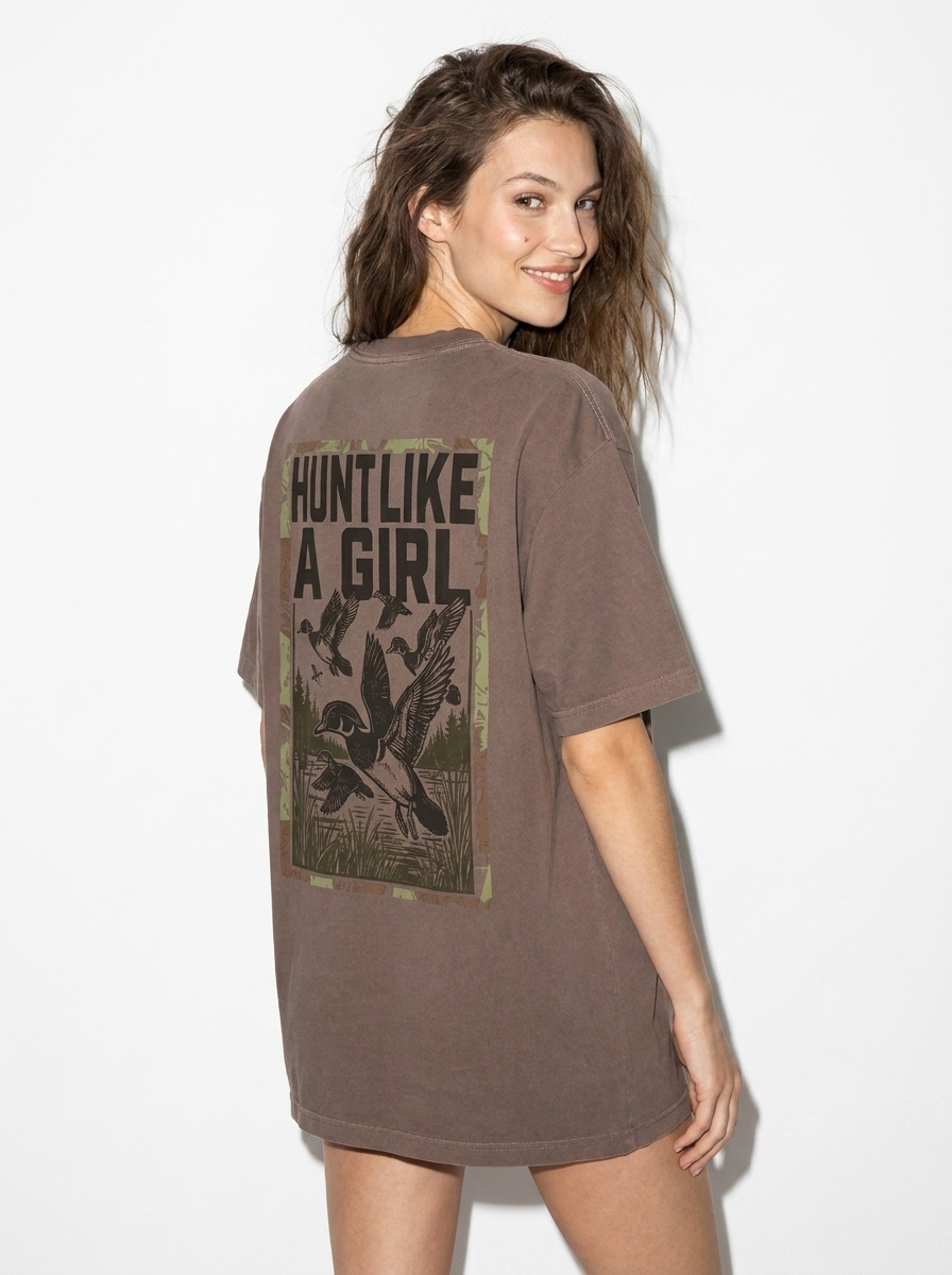 Hunt Like A Girl Duck Hunting Tshirt Coffee Like A Girl Club