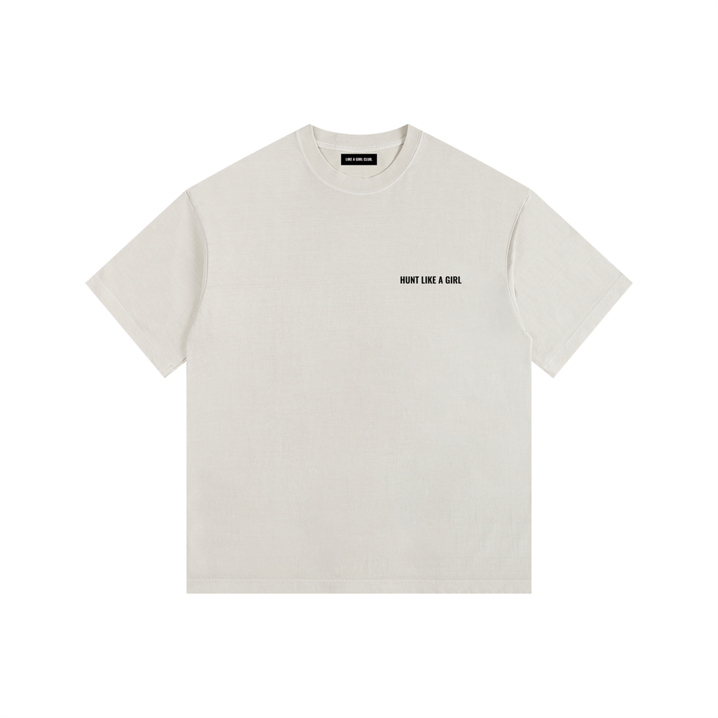 Hunt Like A Girl Retriever Tee in Off White — women's hunting t-shirt by Like A Girl Club