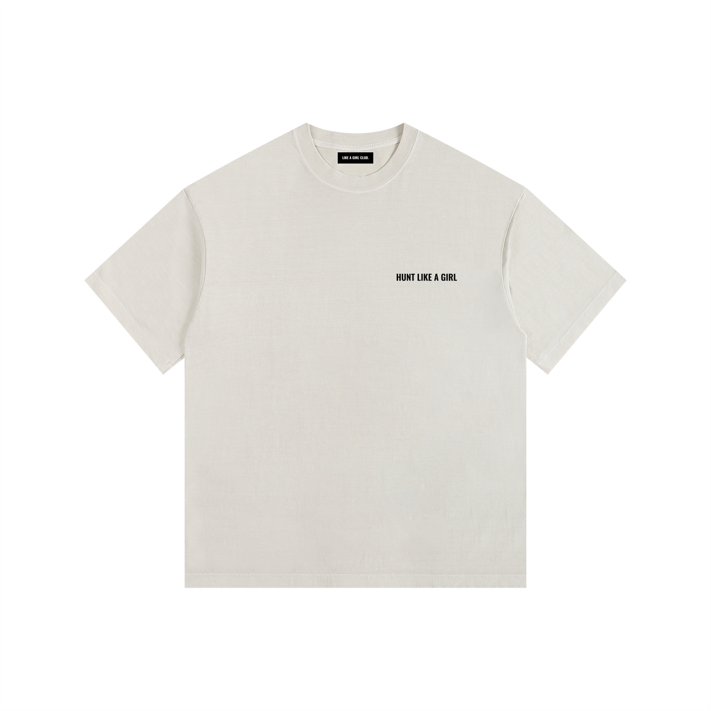 Hunt Like A Girl Retriever Tee in Off White — women's hunting t-shirt by Like A Girl Club