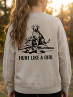 Hunt Like a Girl Like A Girl Club hunting sweatshirt offwhite