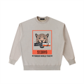 JAGUAR SKIING POWDER WORLD TOUR SWEATSHIRT FRONT BEIGE