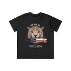 KIDS SKI LIKE A GIRL TSHIRT BLACK WITH JAGUAR FRONT