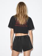 Like A Girl Club Drawstring short back 
