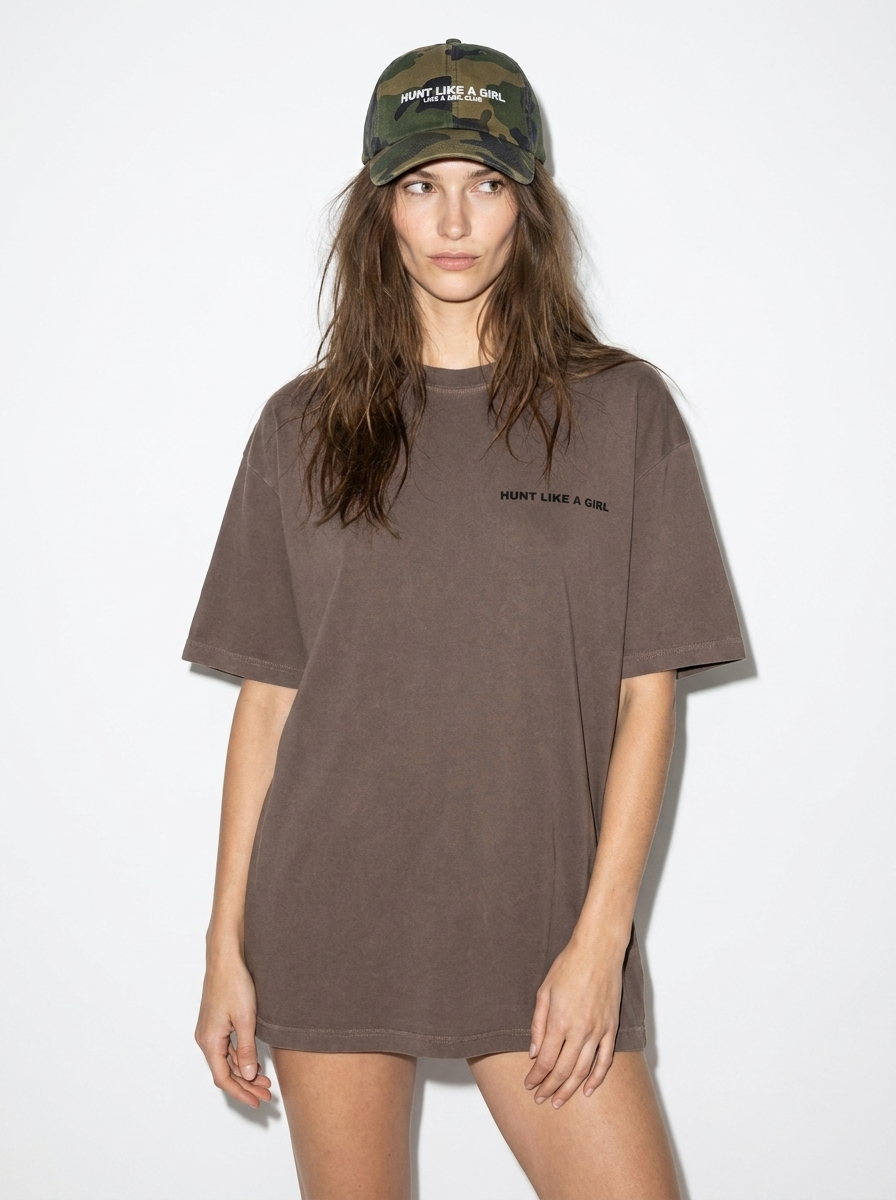 Like A Girl Club Hunt Like A Girl Coffee Tshirt and Camo Hat
