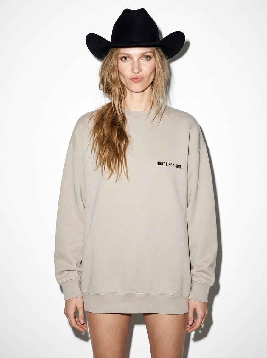 Off White Hunt Like A girl Sweatshirt Like A Girl Club