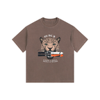 SKI LIKE A GIRL TSHIRT WITH JAGUAR BROWN FRONT