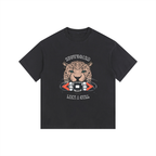 SNOWBOARD LIKE A GIRL JAGUAR TSHIRT BLACK FRONT