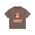 WOMENS SNOWBOARDING TSHIRT SNOWBOARD POWEDER WORLD TOUR FRONT