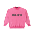 Cowgirl Surf Club Washed Heavyweight Crewneck Sweatshirt Pink