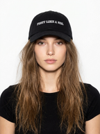 Fight Like A Girl Dad Hat — Embroidered Black | Boxing Club