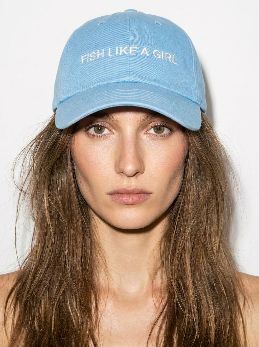 Fish Like A Girl - Classic Embroidered Dad Hat